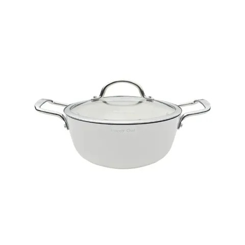 Snappy Chef 22cm White Casserole
