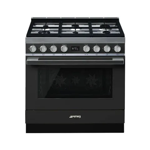 Smeg 90cm Ant Grey Gas /Electric Portofino Cooker CPF9GPAN