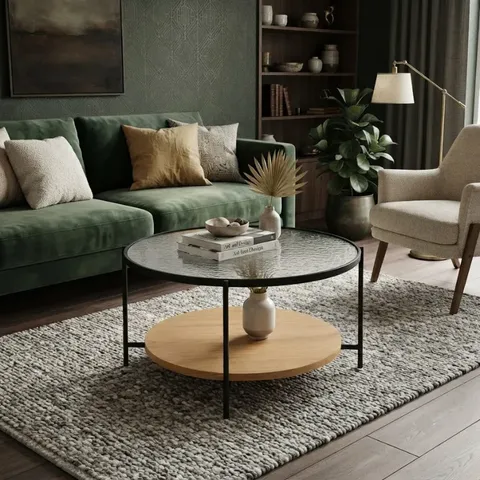 Hii Maluti Round Coffee Table CT-307 Display