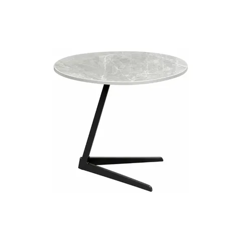 Hii Picasso Stone Top Grey Side Table CT326/G Table