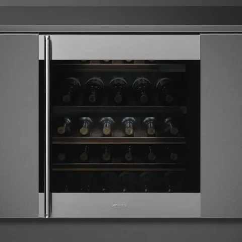 Smeg 114L Semi-Integrated Wine Cooler lifestyle