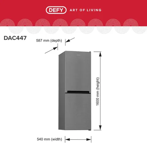 Defy DAC447 Dimensions