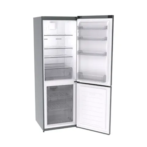 Defy 329L Stainless Steel Bottom Freezer Open