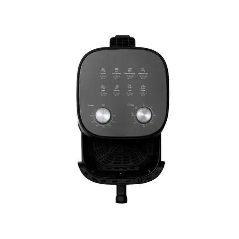 Defy 4.7L Black Air Fryer top view