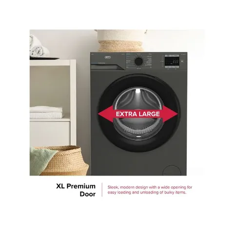 Defy 8kg SteamCure Front Loader Washing Machine Door
