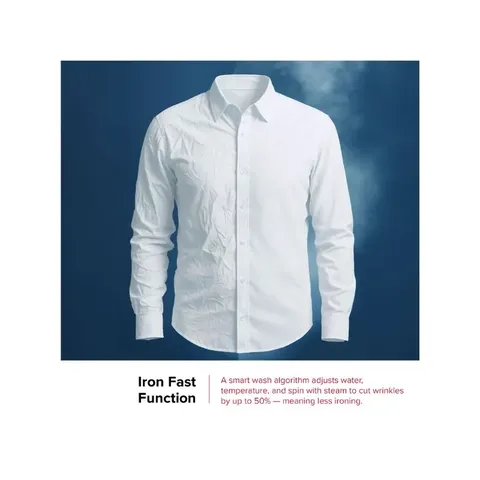 Defy 10kg SteamCure Front Loader Washing Machine DAW397 IronFast