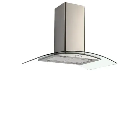 Defy Cookerhood Curved Glass Island DCH323