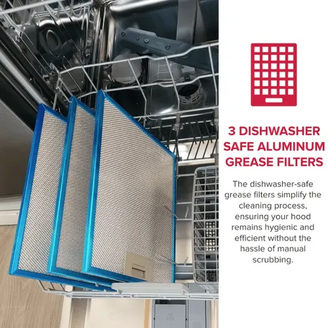 Defy 90cm Stainless Steel Chimney Cookerhood DCH90CSS - Filters