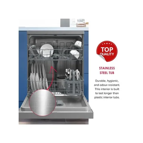 Defy 13 Place Manhattan Grey Dishwasher DDW242 Tub