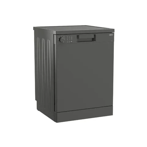 Defy 13 Place Manhattan Grey Dishwasher DDW242 Side