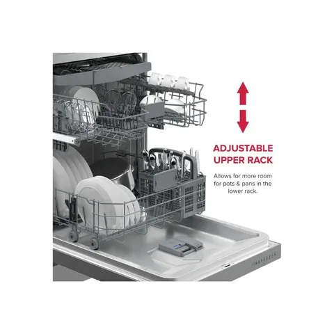 Defy 15 Place Inox Dishwasher DDW257 - Adjustable Rack