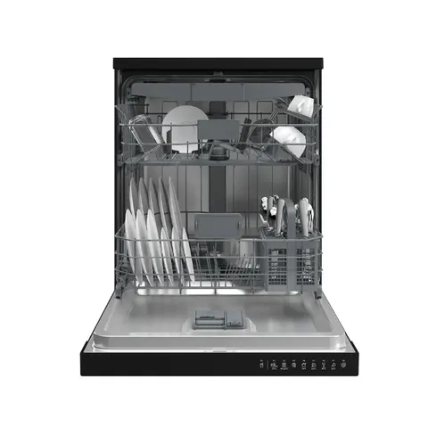 Defy 15 Place Black Dishwasher Open
