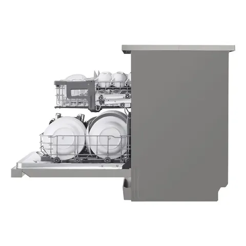 LG 14 Place QuadWash with TrueSteam Dishwasher DFC532FP side view