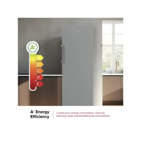 Defy 343L Titanium Inox Upright Fridge DFD458 Rating