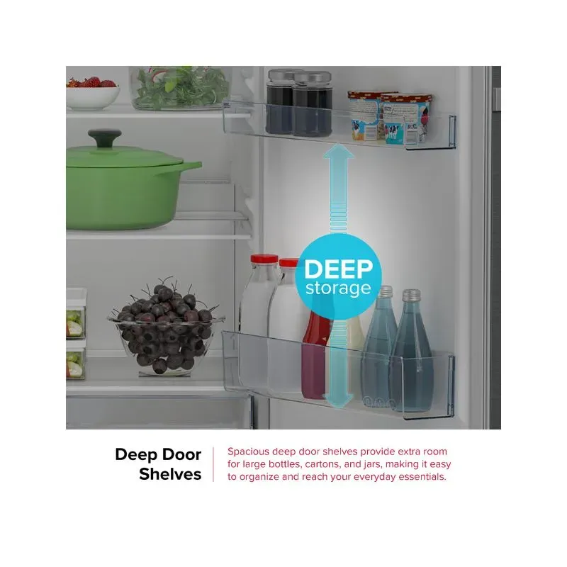 Defy 343L Titanium Inox Upright Fridge DFD458 | Tafelberg Furnishers Defy 343L Titanium Inox Upright Fridge DFD458 | Tafelberg Furnishers
