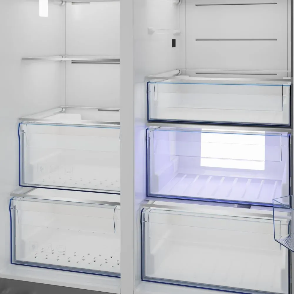 Defy 614L Naturelight Side By Side Fridge DFF663 | Tafelberg