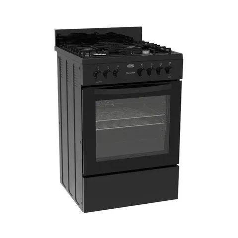 Defy 600 Gas Electric Black Stove DGS606 Side