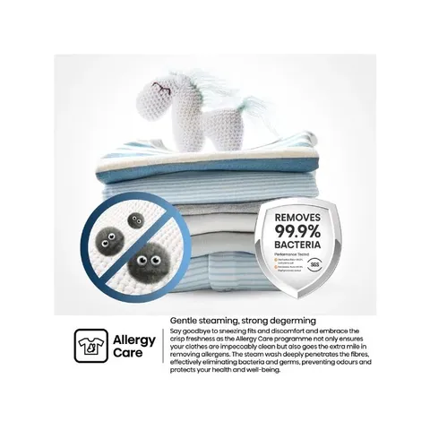 Hisense 9kg Heat Pump Tumble Dryer DH3S902UB Allergy