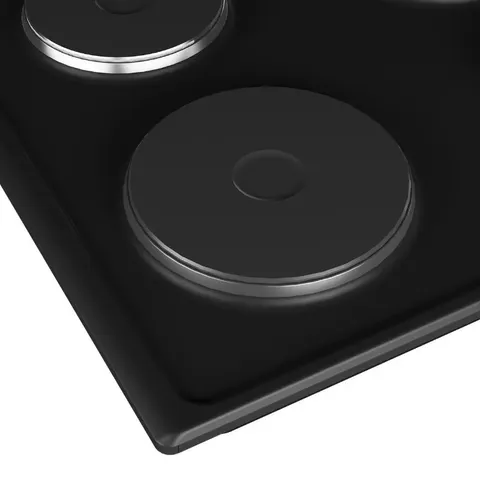 Defy Black Slimline Hob DHD332 solid plate