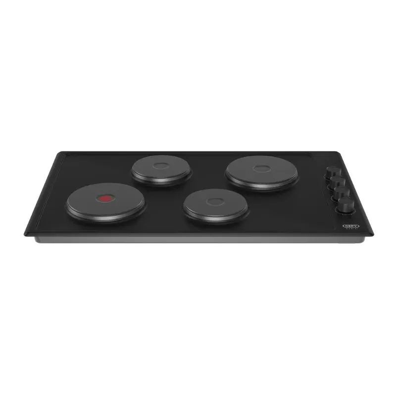 Defy Black Gemini Solid Hob DHD416 | Tafelberg Furnishers
