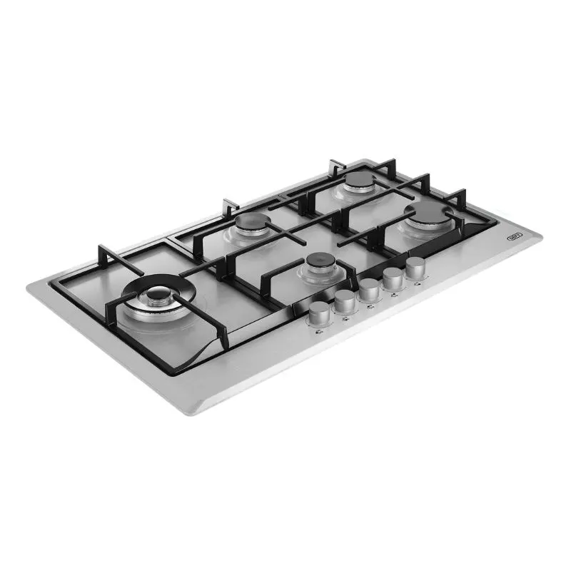 Defy 90cm Stainless Steel Gemini Gas Hob DHG129 | Tafelberg Furnishers