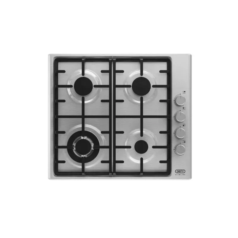 Defy Slimline 4 Burner Gas Hob DHG602 Tafelberg Furnishers