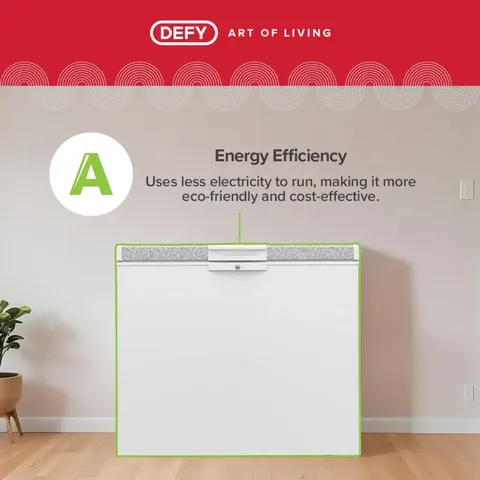Defy 254L Chest Freezer DMF473 - Energy Efficiency