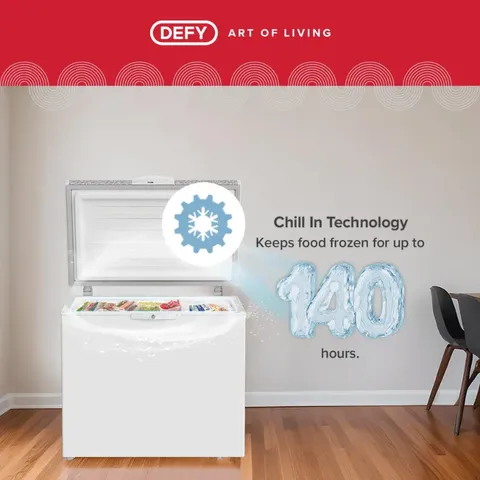 Defy 254L Chest Freezer DMF473 - Technology