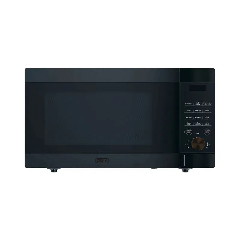 Defy 34L Black Grill Microwave Oven DMO134 | Tafelberg Furnishers