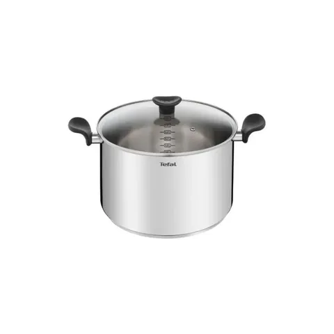 Tefal 28cm Primary Stainless Steel Coated Stockpot E3086404