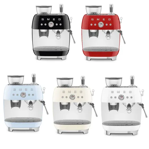 Smeg Espresso Manual Coffee Machine EGF03 Colour Options