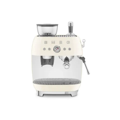 Smeg Espresso Manual Coffee Machine EGF03 Cream