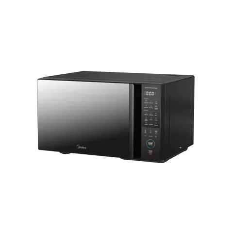 Midea 30L Black 900W Digital Inverter Microwave Oven EM30iBLACK Angle