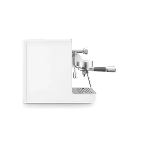 Smeg White Espresso Manual Coffee Machine EMC02WHMEU Side