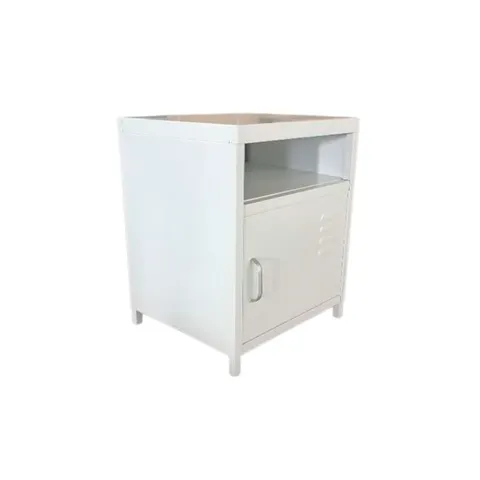 Hii Troy White Door And Shelf Pedestal ES-210/WHT