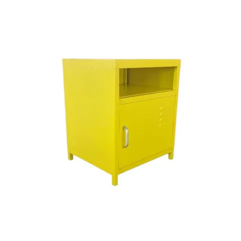 Hii Troy Yellow Door And Shelf Pedestal ES-210/YEL