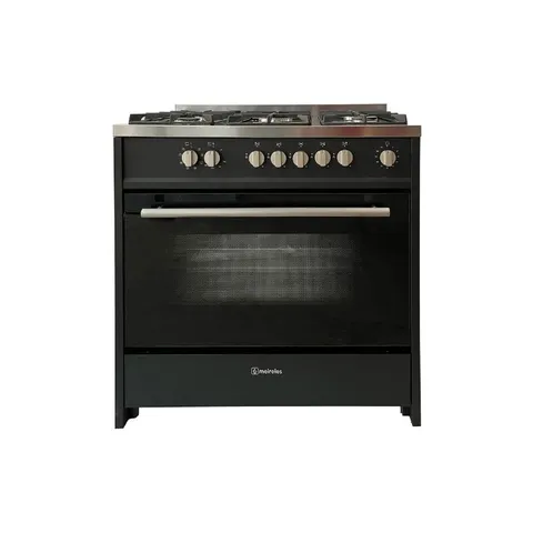 Meireles 115L Black 5 Burner Gas / Electric Cooker EV890SP2BL