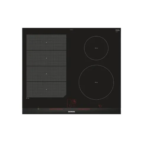 Siemens 60cm Black Induction Hob EX675LEC1E Top