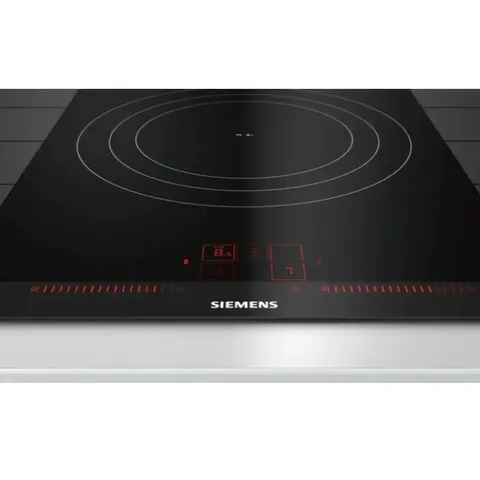 Siemens 90cm Black Induction Hob EX975LVC1E Close Up