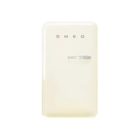 Smeg 55cm Retro Cream Left Hinge Happy Bar Fridge FAB10HLCR5 Fridge