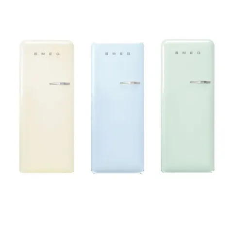 Smeg 60cm Retro Left Hinge Fridge FAB28L Colours