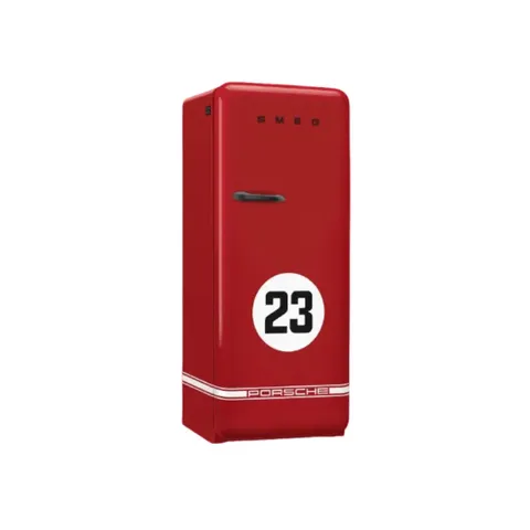 Smeg 917 Red Salzburg Porsche FAB28 Fridge FAB28RDP9176 Side