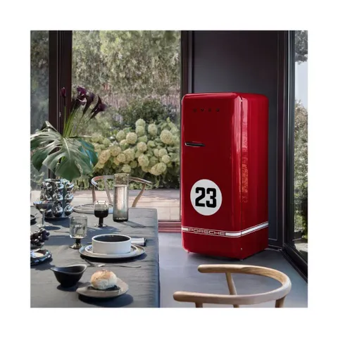 Smeg 917 Red Salzburg Porsche FAB28 Fridge FAB28RDP9176 Display