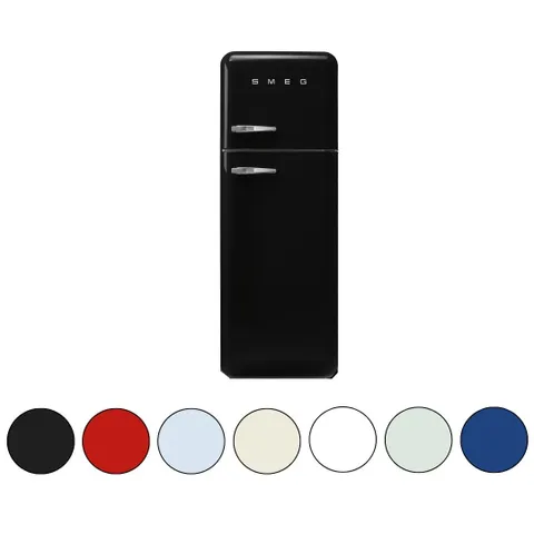 Smeg 60cm Retro Right Hinge Top Freezer FAB30R