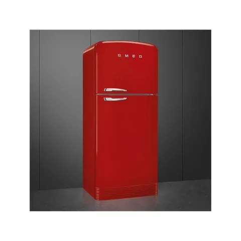 Smeg 80cm Retro Right Hinge Top Freezer FAB50R Front