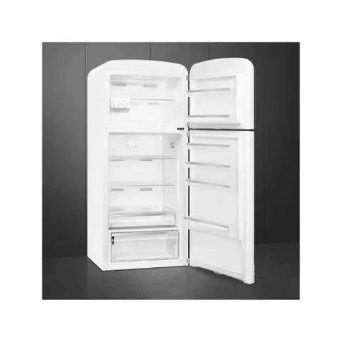Smeg 80cm Retro Right Hinge Top Freezer FAB50R Inside