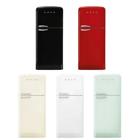 Smeg 80cm Retro Right Hinge Top Freezer FAB50R Colour Options