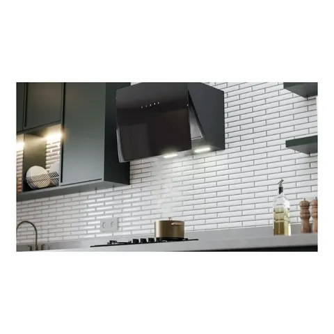 Falco 60cm Curved Motorised Extractor FAL-60-S03E Open Door