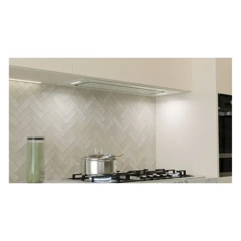 Falco 90cm White Integrated Extractor FAL-90-BIG Display