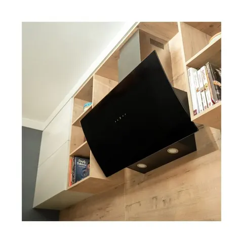 Falco 90cm Curved Motorised Extractor FAL-90-S03E Left Side